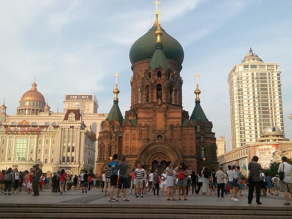 Harbin Lily Holiday Apartment Central Avenue Exterior foto